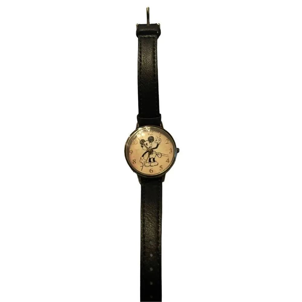 Disney Mickey Mouse 90th Anniversary Commemorative Retro Accutime Wristwatch